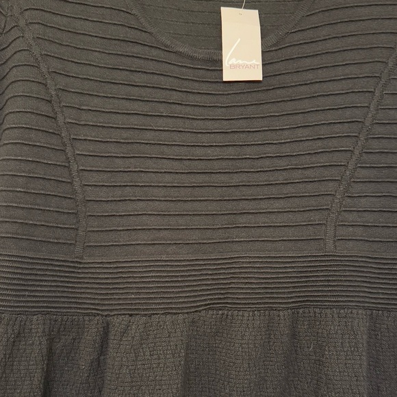 Lane Bryant Mixed Knit Babyboll Sweater Dress - Picture 7 of 8